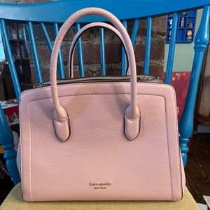 BNWT Kate Spade Knott large satchel Mochi pink